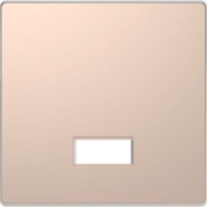 Wippe mit rechteckigem Symbolfenster, Champagnermetallic, System Design Merten MEG3350-6051
