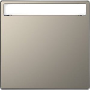 Wippe mit Schriftfeld, Nickelmetallic, System Design Merten MEG3360-6050