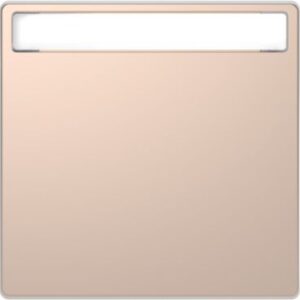 Wippe mit Schriftfeld, Champagnermetallic, System Design Merten MEG3360-6051