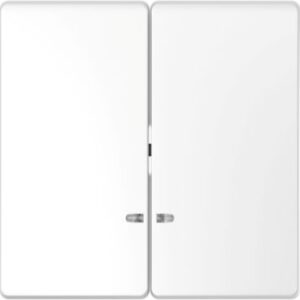 Doppelwippe mit Kontrollfenster, Lotosweiß, System Design Merten MEG3420-6035