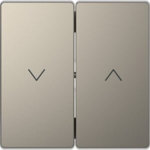 Wippe für Rollladenschalter und -taster, Nickelmetallic, System Design Merten MEG3855-6050