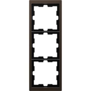D-Life Metall Rahmen, 3 fach , Moccametallic Merten MEG4030-6552