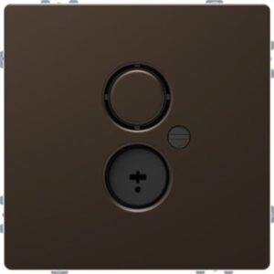 Lautsprecher-Steckdosen-Einsatz, Moccametallic, System Design Merten MEG4345-6052