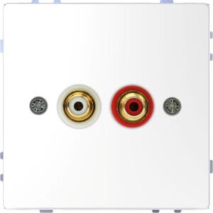 Steckdose für Audio Anschluss, Lotosweiß, System Design Merten MEG4350-6035