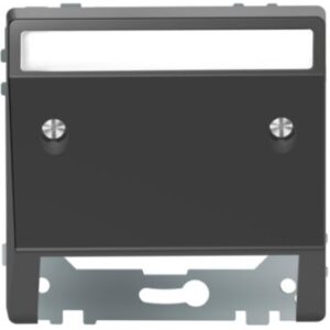 Schrägauslass mit Schriftfeld, Anthrazit, System Design Merten MEG4540-6034