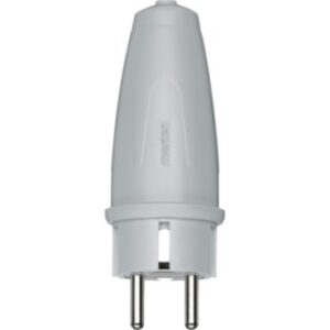PVC-SCHUKO-Stecker, grau Merten 125463