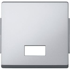 Wippe mit rechteckigem Symbolfenster, aluminium, AQUADESIGN Merten 343860