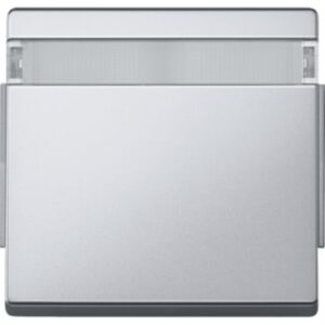 Wippe mit Schriftfeld, aluminium, AQUADESIGN Merten 343960
