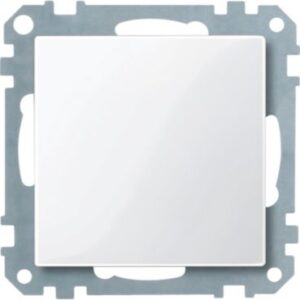 Blindabdeckung, polarweiß glänzend, System M Merten 391619
