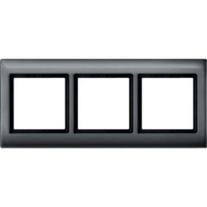 AQUADESIGN-Rahmen, 3 fach , anthrazit Merten 400314