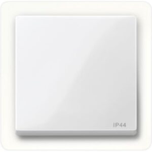 Wippe IP44, polarweiß glänzend, System M Merten 432019