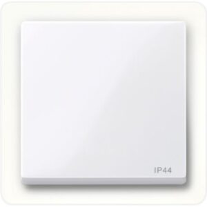 Wippe IP44, aktivweiß glänzend, System M Merten 432025