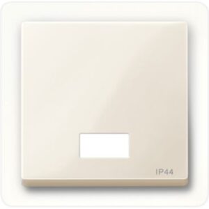 Wippe mit rechteckigem Symbolfenster IP44, weiß glänzend, System M Merten 432744