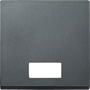 Wippe mit rechteckigem Symbolfenster, anthrazit, System M Merten 433814