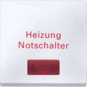 Wippe für Heizungs-Notschalter, polarweiß, System M Merten 433919