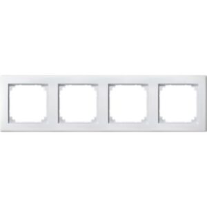 M-SMART-Rahmen, 4 fach , polarweiß Merten 462419