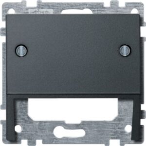 Schrägauslass, anthrazit, System M Merten 464614
