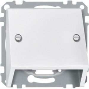 Schrägauslass, polarweiß, System M Merten 464619