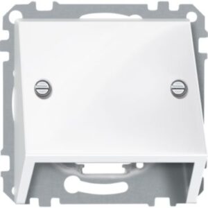 Schrägauslass, polarweiß glänzend, System M Merten 464919