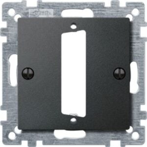 Zentralplatte für D-Subminiatur-Steckverbinder 25-polig, anthrazit, System M Merten 468314