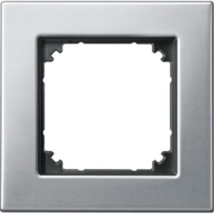 M-PLAN-Metallrahmen, 1 fach , Platinsilber Merten 475160