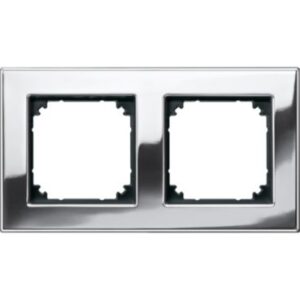 M-PLAN-Metallrahmen, 2 fach , Chrom Merten 475239