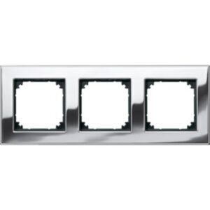 M-PLAN-Metallrahmen, 3 fach , Chrom Merten 475339