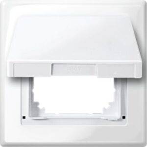 Schutzabdeckung IP 44, polarweiß glänzend, M-SMART Merten 478019