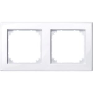 M-SMART-Rahmen, 2 fach , aktivweiß glänzend Merten 478225