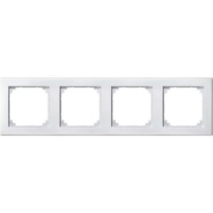 M-SMART-Rahmen, 4 fach , polarweiß Merten 484419