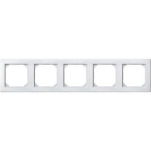 M-SMART-Rahmen, 5 fach , polarweiß Merten 484519