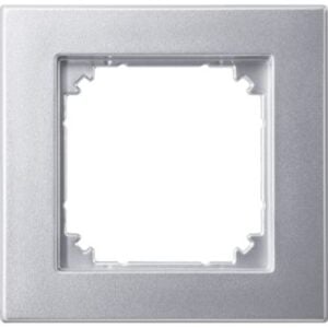 M-PLAN-Rahmen, 1 fach , aluminium Merten 486160