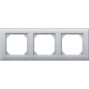 M-PLAN-Rahmen, 3 fach , aluminium Merten 486360