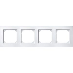 M-PLAN-Rahmen, 4 fach , polarweiß Merten 486419
