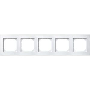 M-PLAN-Rahmen, 5 fach , polarweiß Merten 486519