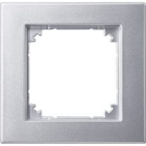 M-PLAN II-Rahmen, 1 fach , bündiger Einbau, aluminium Merten 488160