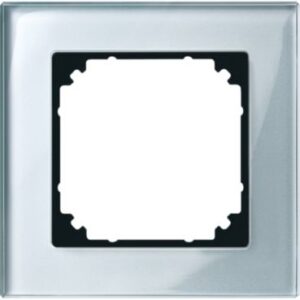 M-PLAN-Echtglasrahmen, 1 fach , Diamantsilber Merten 489160