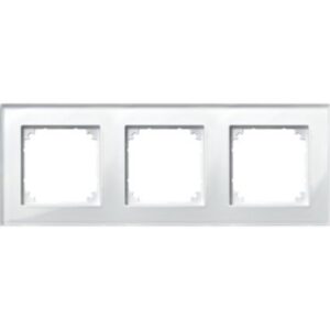 M-PLAN-Echtglasrahmen, 3 fach , Brillantweiß Merten 489319