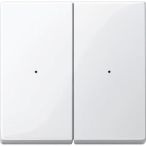 KNX Wippen für Tastermodul 2 fach , polarweiß glänzend, System M Merten 619219