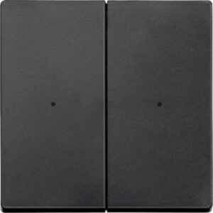KNX Wippen für Tastermodul 2 fach , anthrazit, System M Merten 625214