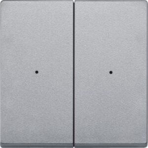 KNX Wippen für Tastermodul 2 fach , aluminium, System M Merten 625260