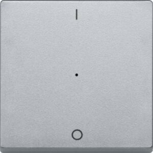 KNX Wippe für Tastermodul 1 fach  mit Aufdruck 1/0, aluminium, System M Merten 625460