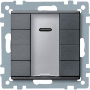 KNX Taster 4 fach  plus mit IR-Empfänger, anthrazit, System M Merten 627914