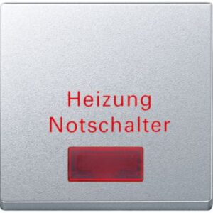 Wippe für Heizungs-Notschalter, aluminium, System M Merten MEG3327-0460