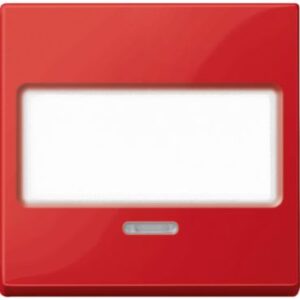 Wippe mit Schriftfeld und Kontrollfenster, rubinrot, System M Merten MEG3370-0306