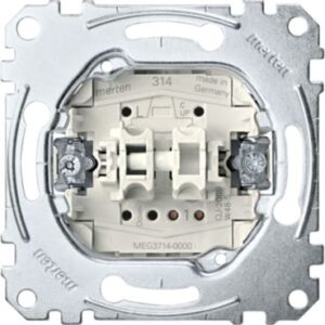 Rollladenschalter-Eins. mit Zusatzkontakt, 1 polig , 10 AX, AC 250 V, Steckkl. Merten MEG3714-0000