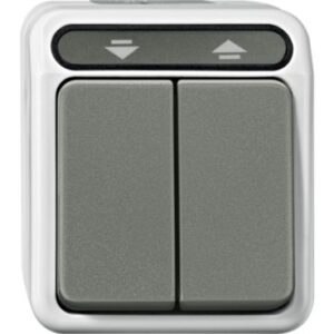 Rollladenschalter, 1 polig , lichtgrau, AQUASTAR Merten MEG3715-8029