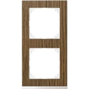 M-Pure Decor-Rahmen, 2 fach , Eiche/aktivweiß, M-Pure Decor Merten MEG4020-3674