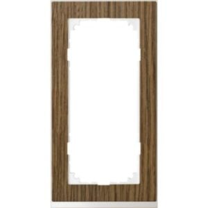 M-Pure Decor-Rahmen, 2 fach  ohne Mittelsteg, Eiche/aktivweiß, M-Pure Decor Merten MEG4025-3674