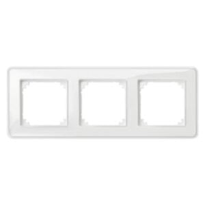 M-Creativ-Rahmen, 3 fach , transparent/polarweiß, M-Creativ Merten MEG4030-3500